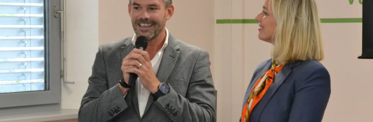 Luboš a Veronika Kaloudovi na půdě Regionální hospodářské komory Brno (RHKB)